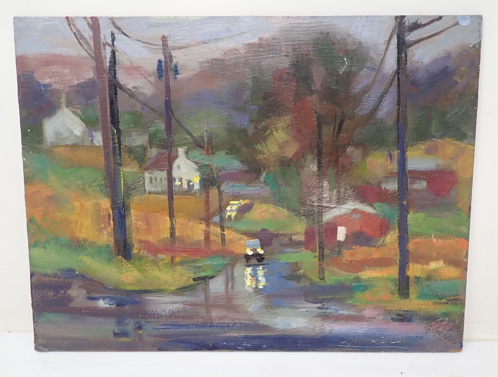 John Reilly Oldwick NJ After The Rain Painting (1 of 4)