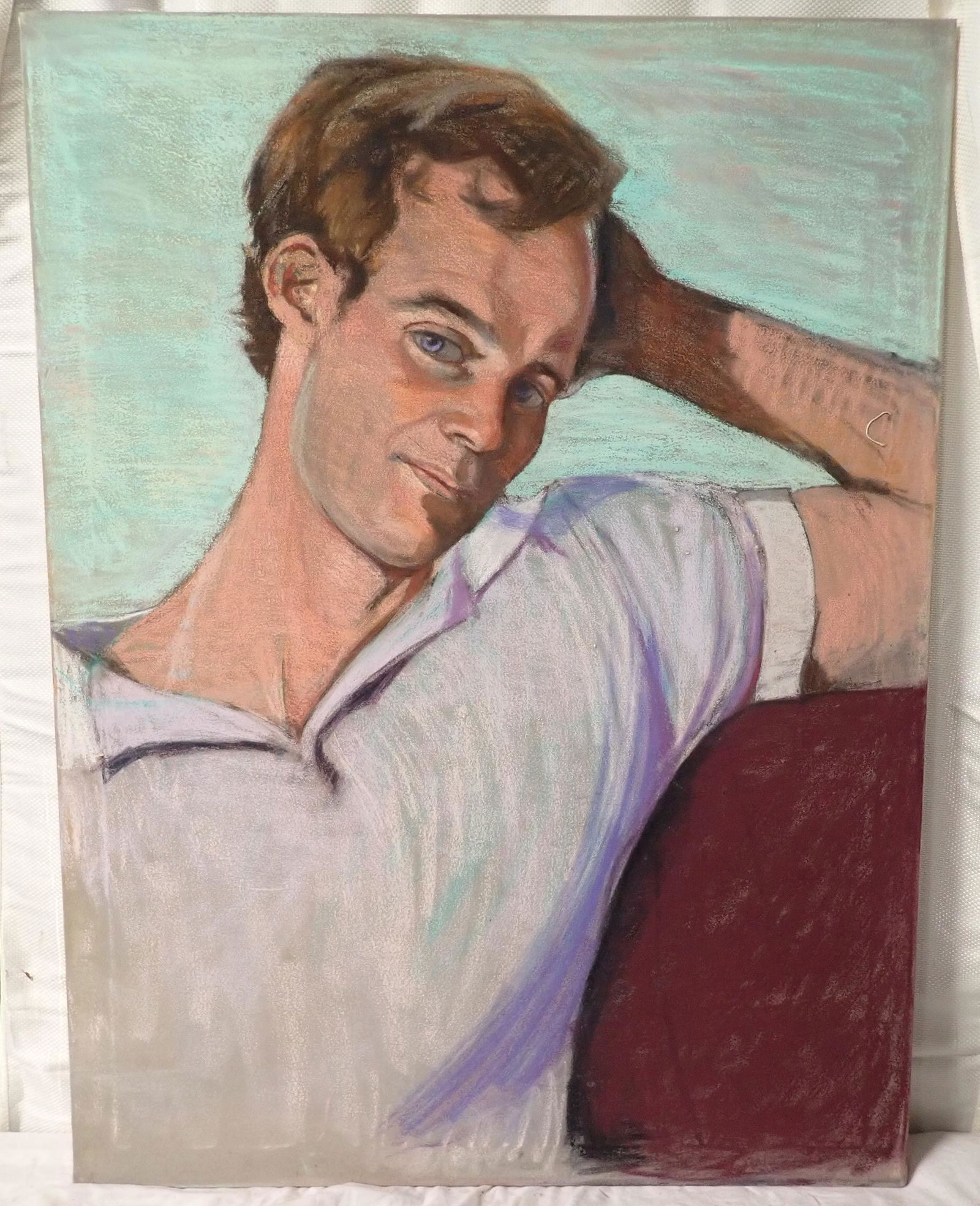 Rhoda Yanow Portrait Pastel Art on Canvas (1 of 2)