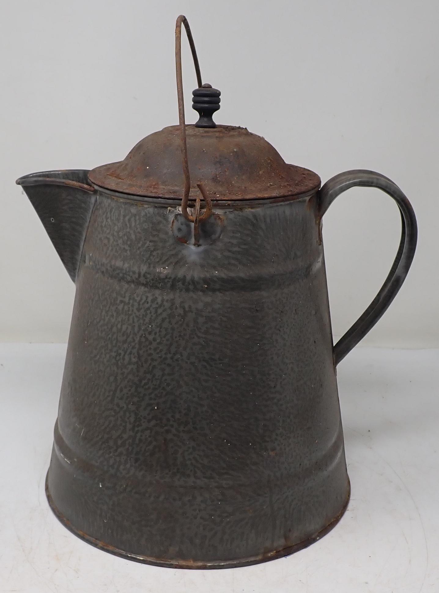 Agate Ware Coffee Pot (1 of 3)