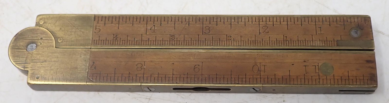 Unusual Inclinometer Wood Folding Rule (1 of 8)