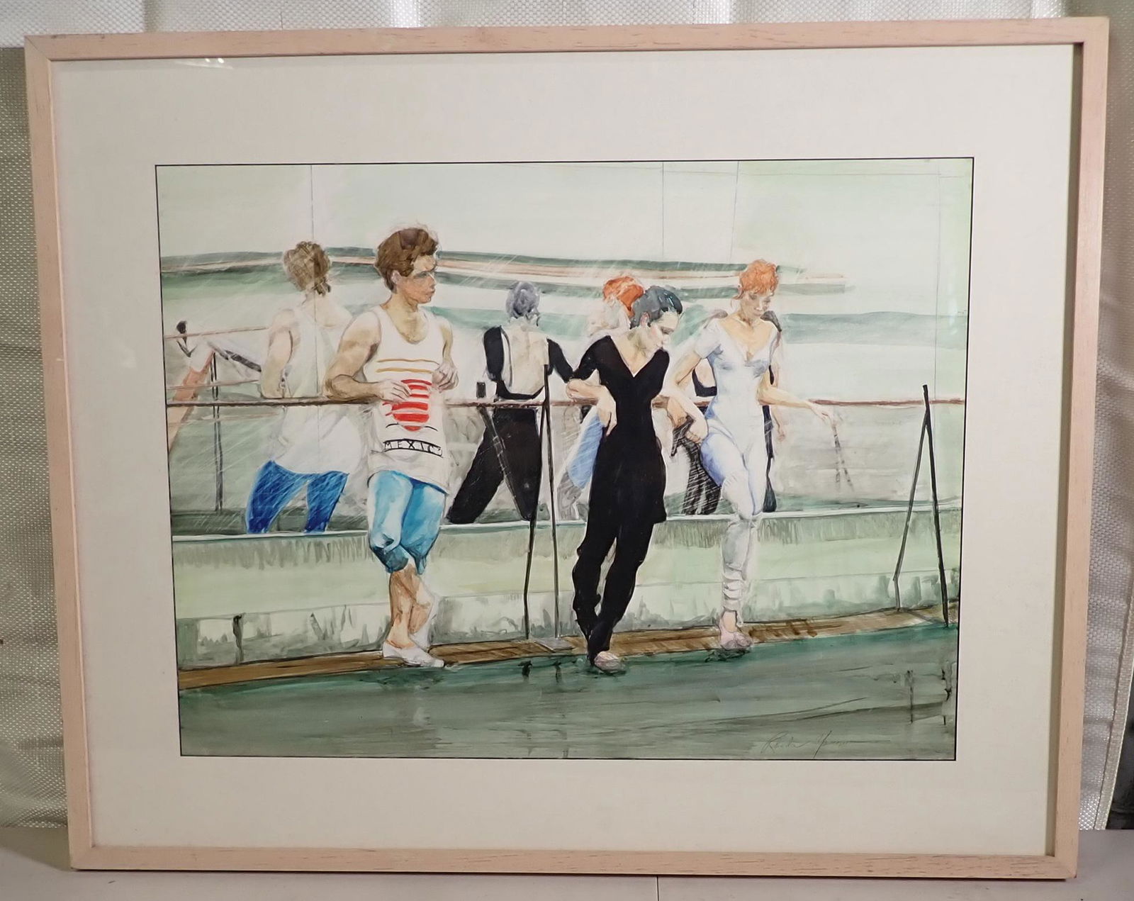 Rhoda Yanow Dancers Water Color (1 of 3)