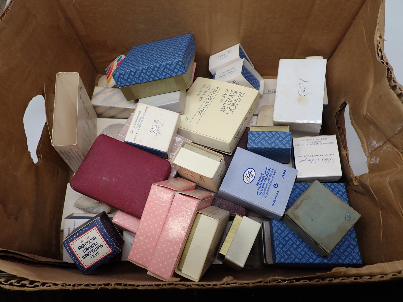 Box of Avon Misc Jewelry (1 of 3)