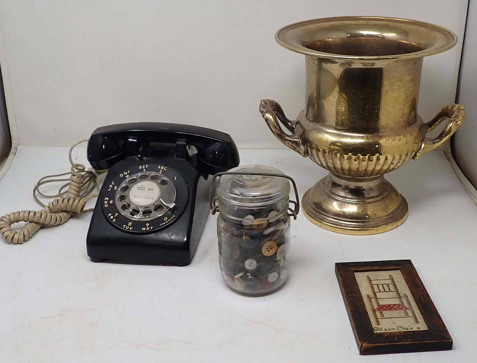 Rotary Phone Metal bucket, Misc (1 of 5)