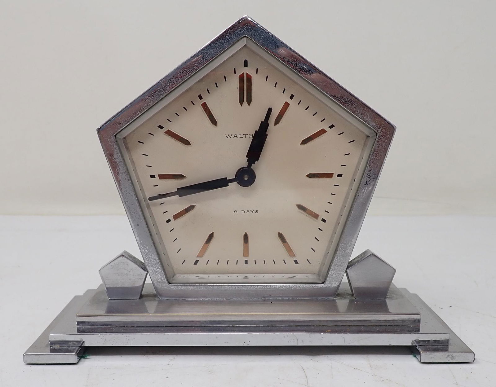 Waltham 8 Day Art Deco Clock (1 of 2)