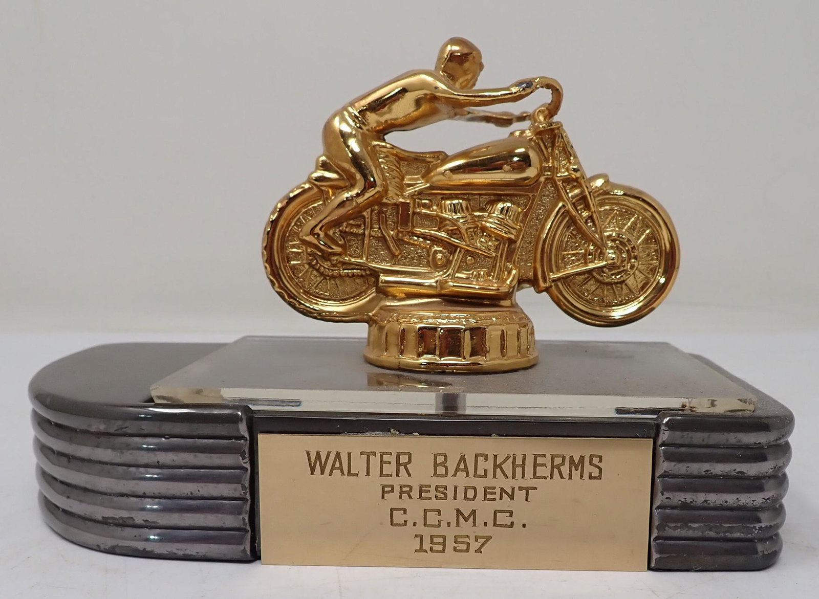1957 CCMC Motorcycle Business Card Holder (1 of 5)