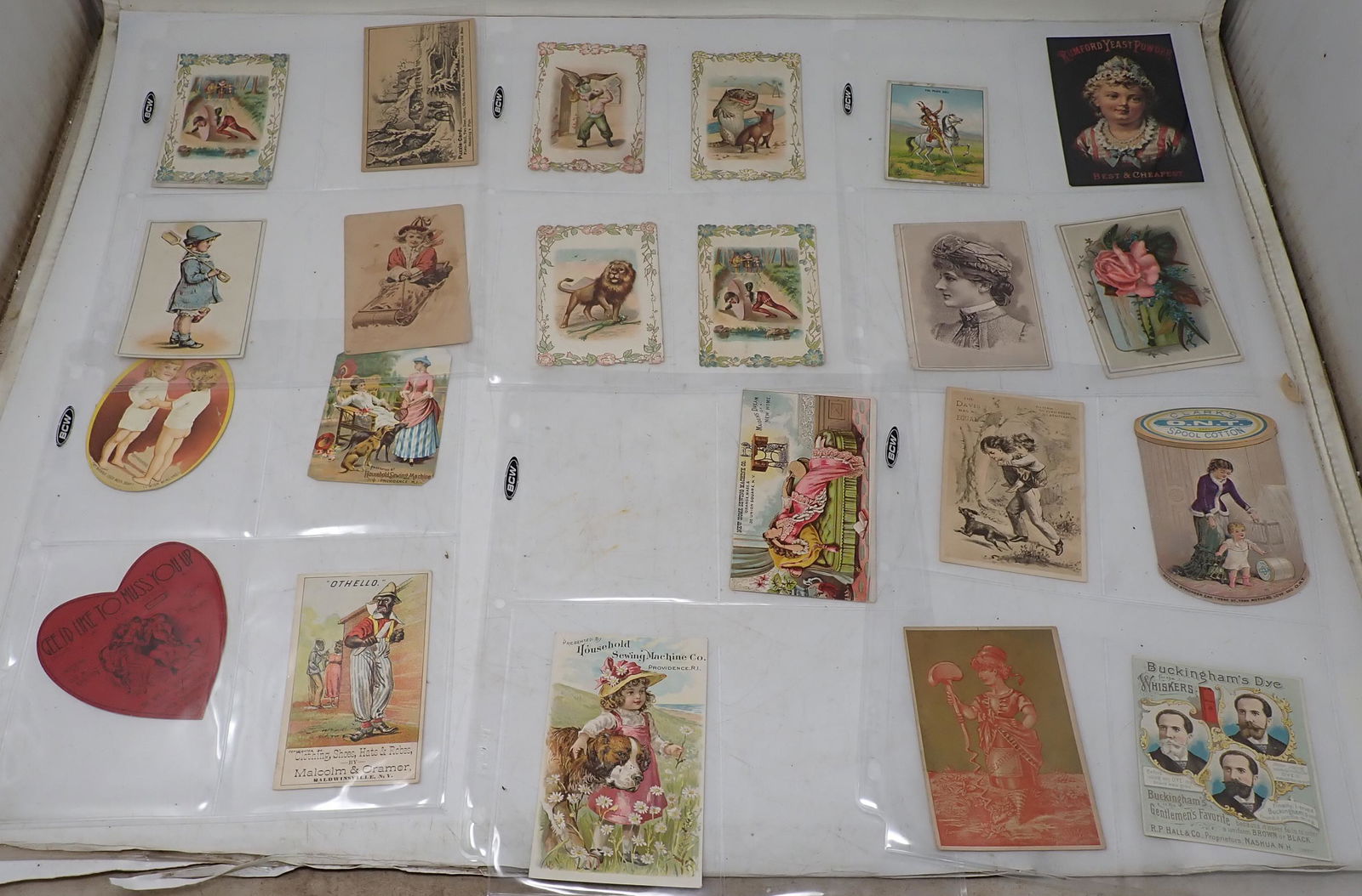 Trade Cards incl Household Sewing Machine (1 of 11)