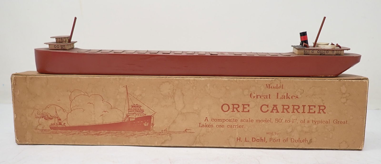 Great Lakes Ore Carrier Model H.L Dahl (1 of 6)