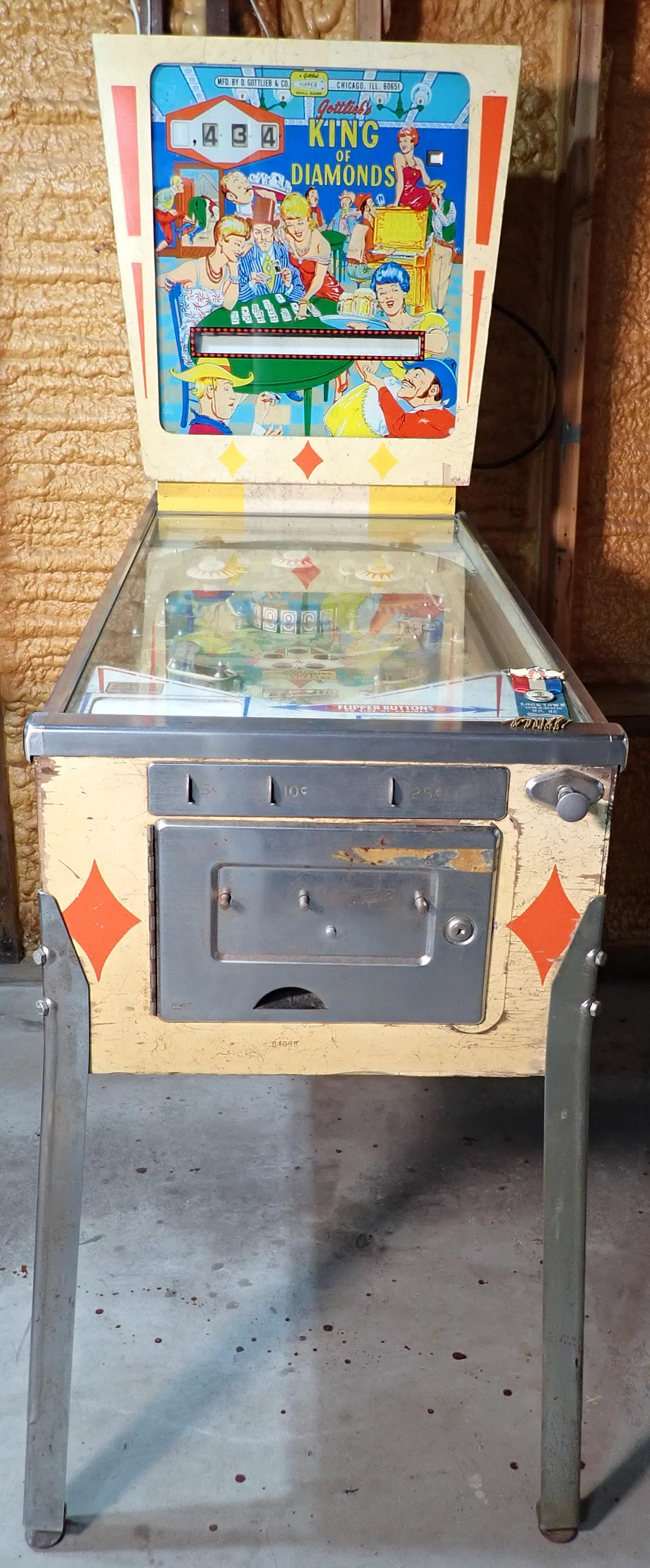 Gottlieb's King of Diamonds Pinball Machine (1 of 17)