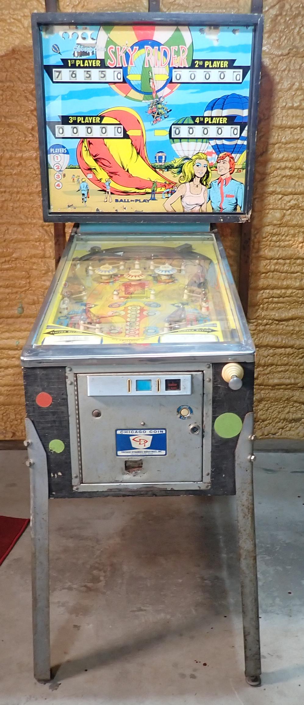 Chicago Dynamic Sky Rider Pinball Machine (1 of 17)