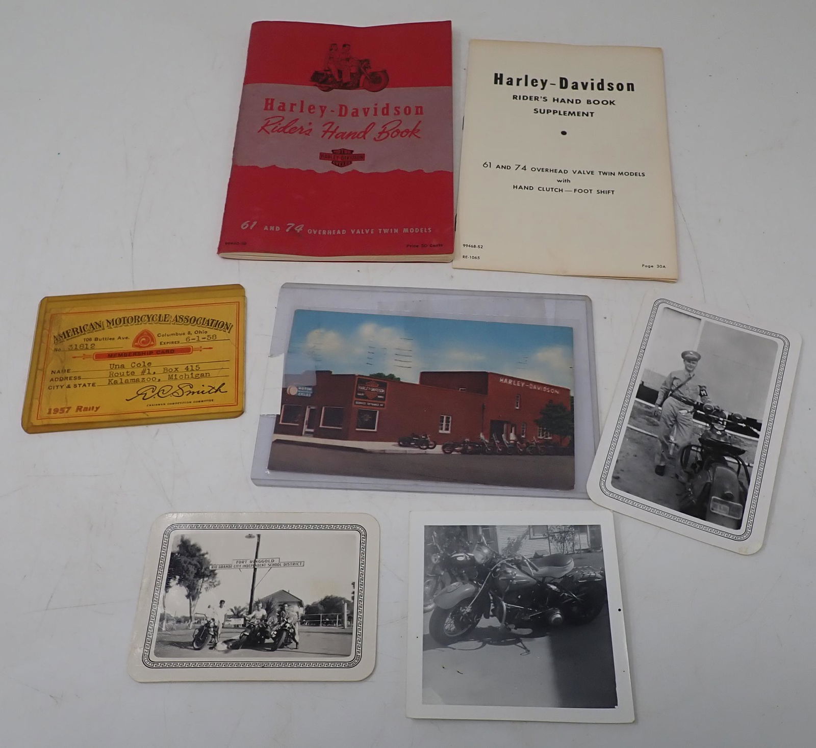 1950's Harley Davidson Riders Handbook & Misc (1 of 7)