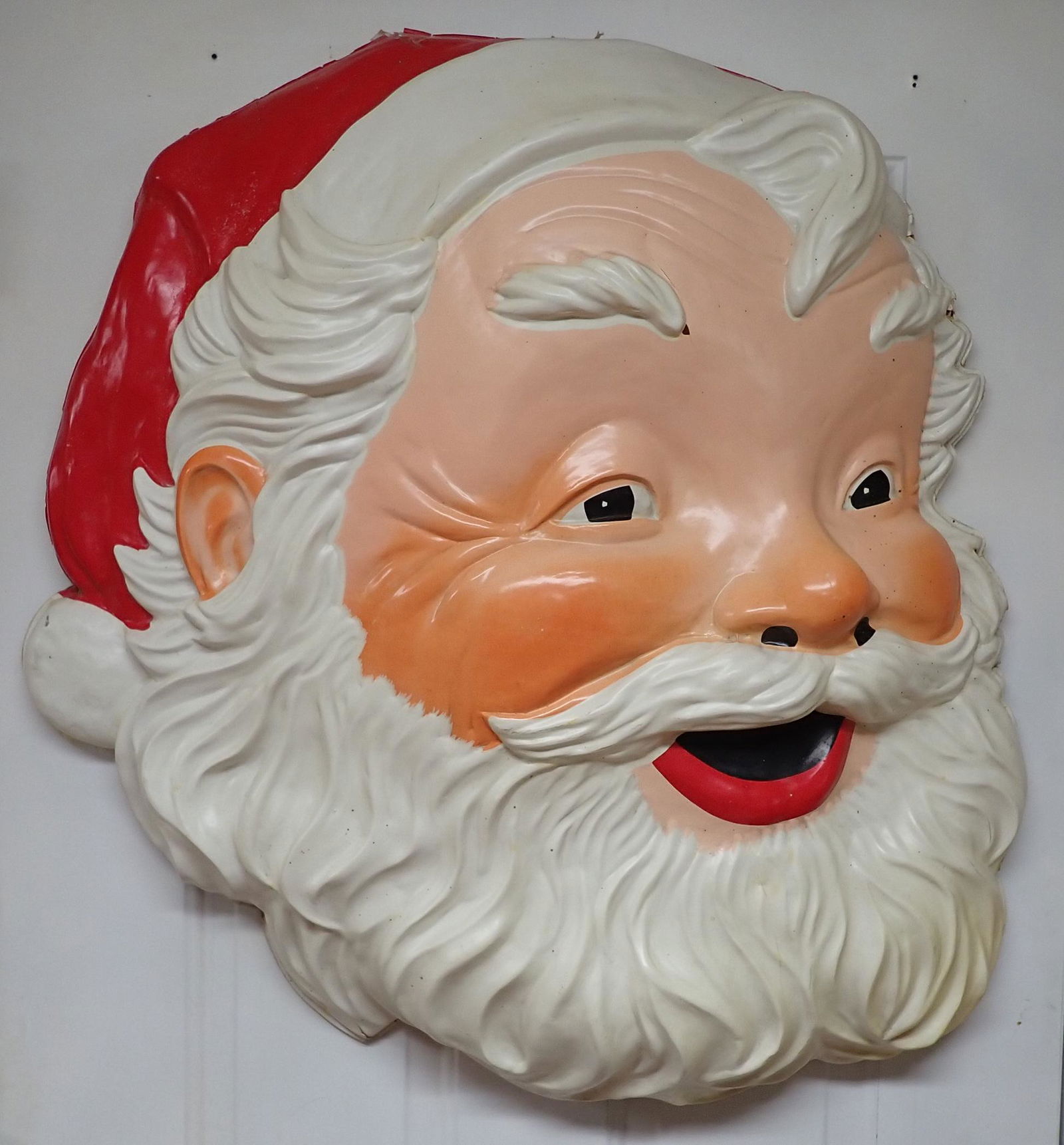Plastic Hanging Santa Claus Christmas Decoration (1 of 5)