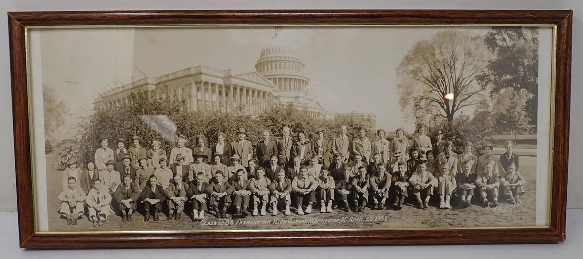 1938 Frenchtown High School Class Photo (0280) on Aug 07, 2022 M.J. Stasak Jr. Auction and