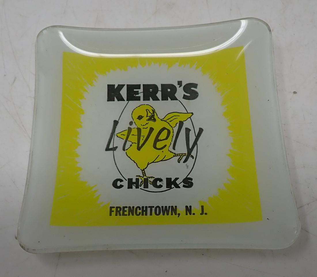 Kerr's Chicks Frenchtown NJ Ashtray (1 of 1)