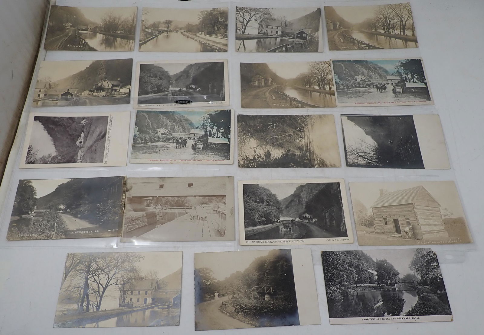 Upper Black Eddy Riegelsville Pa Canal Postcards (1 of 7)