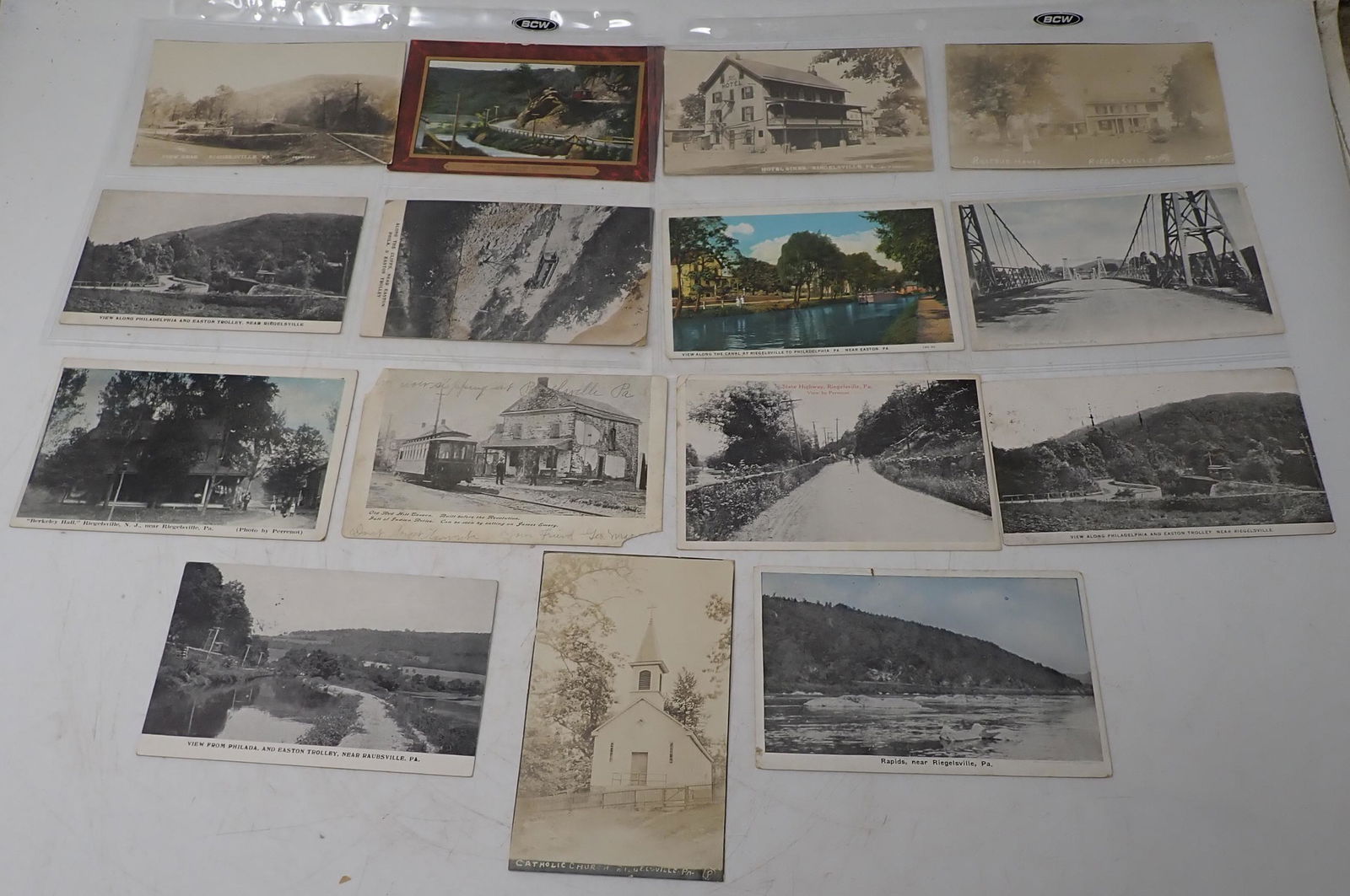 Riegelsville & Raubsville PA Postcards (1 of 5)