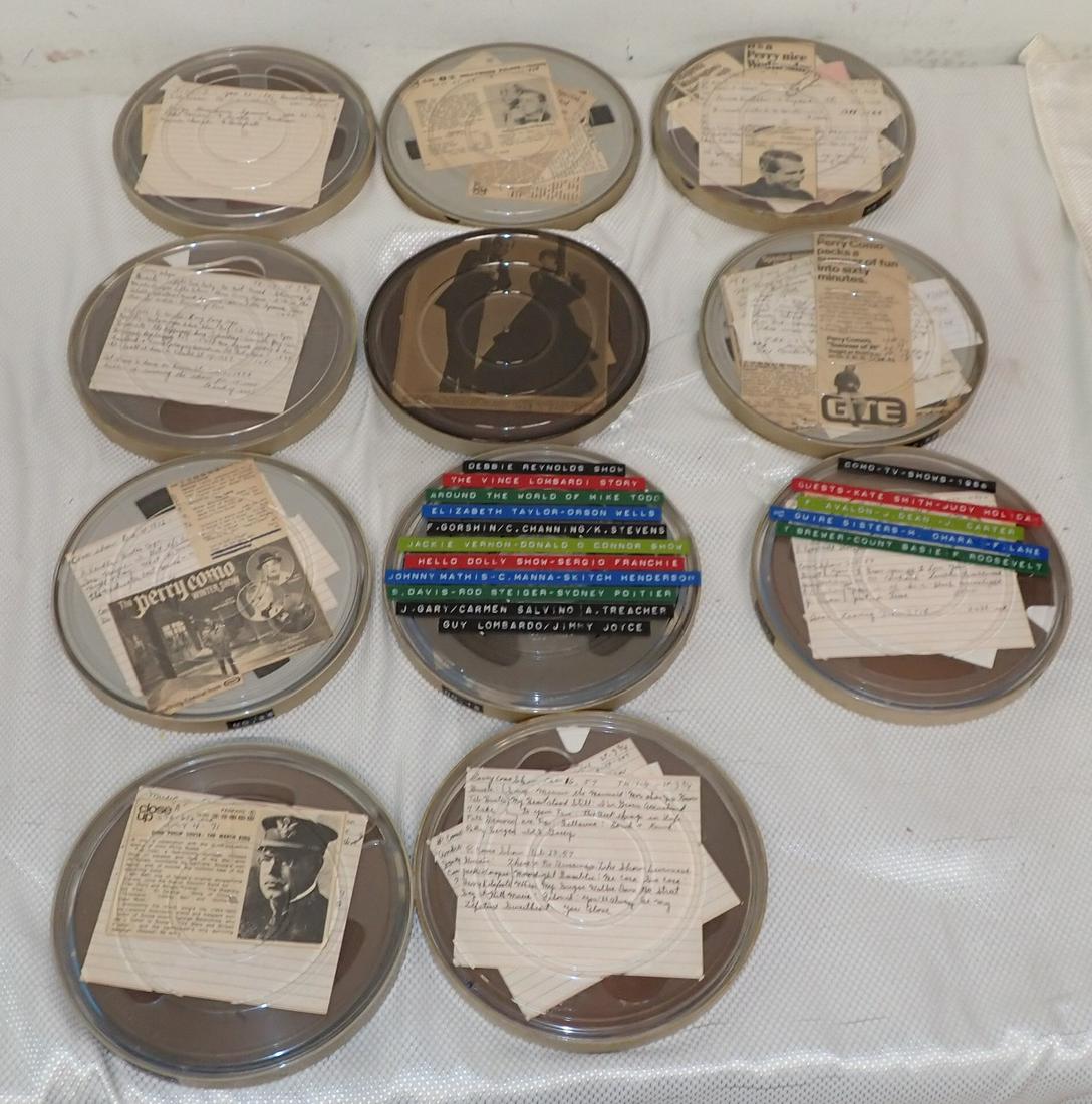 Reel to Reel Tapes incl Frankie Avalon: Approx 7 1/2" in diameter, getting all pictured