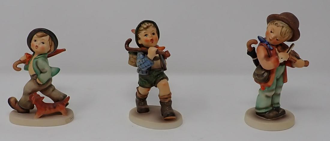 Hummel Figurines: One on far right approx 6" tall. Getting all pictured