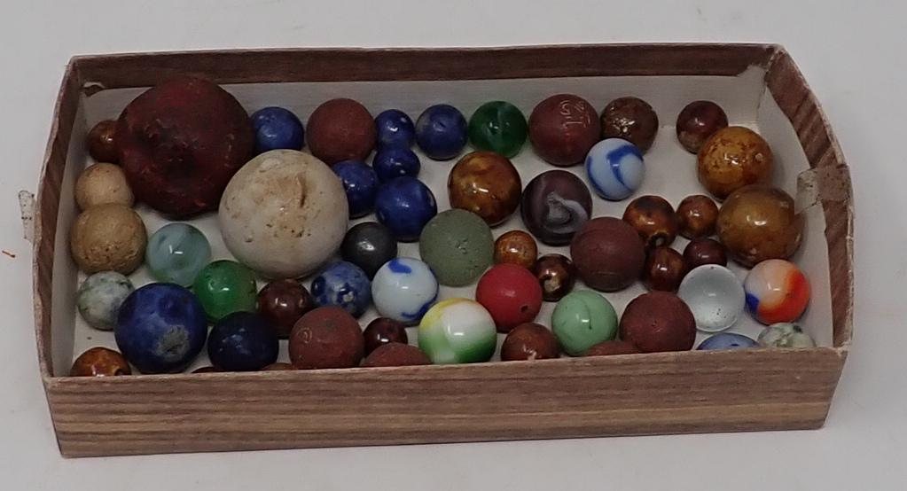 Clay & Glass marbles (1 of 2)