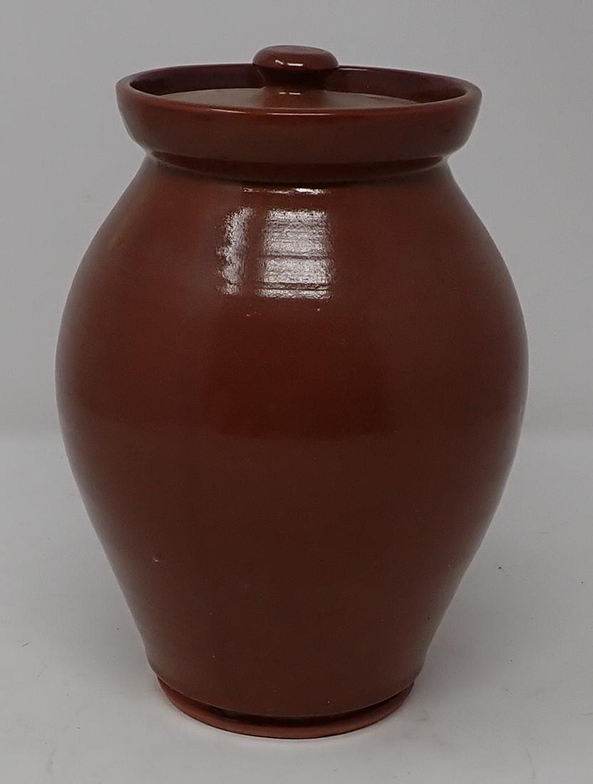 Old Sturbridge Village Covered Ginger Jar (1 of 4)