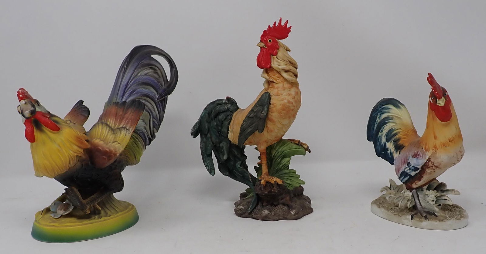 Ceramic Rooster Figurines incl Lefton (1 of 5)