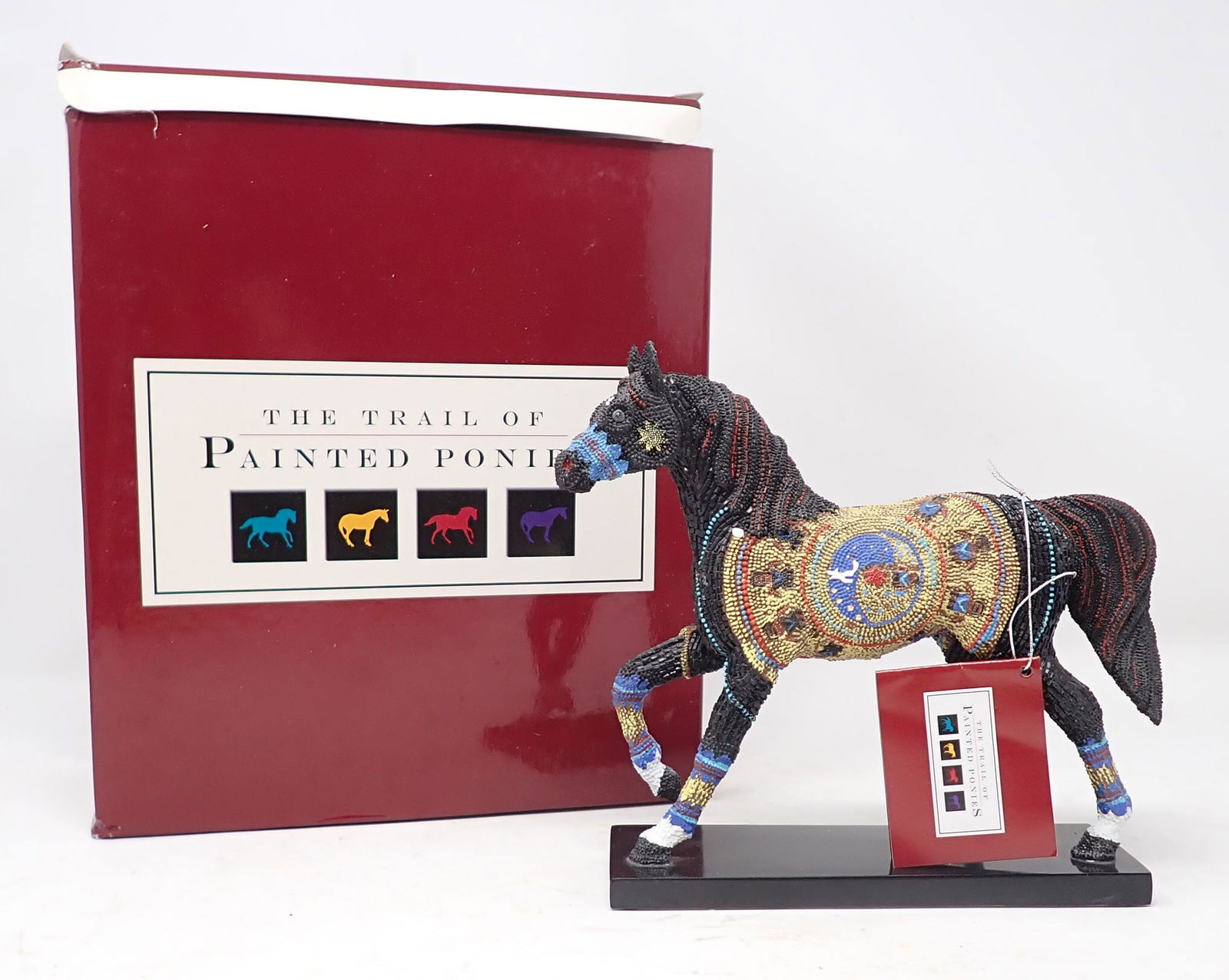 The Trail of Painted Ponies Figurine: Approx 7 1/2" x 7" New in Box