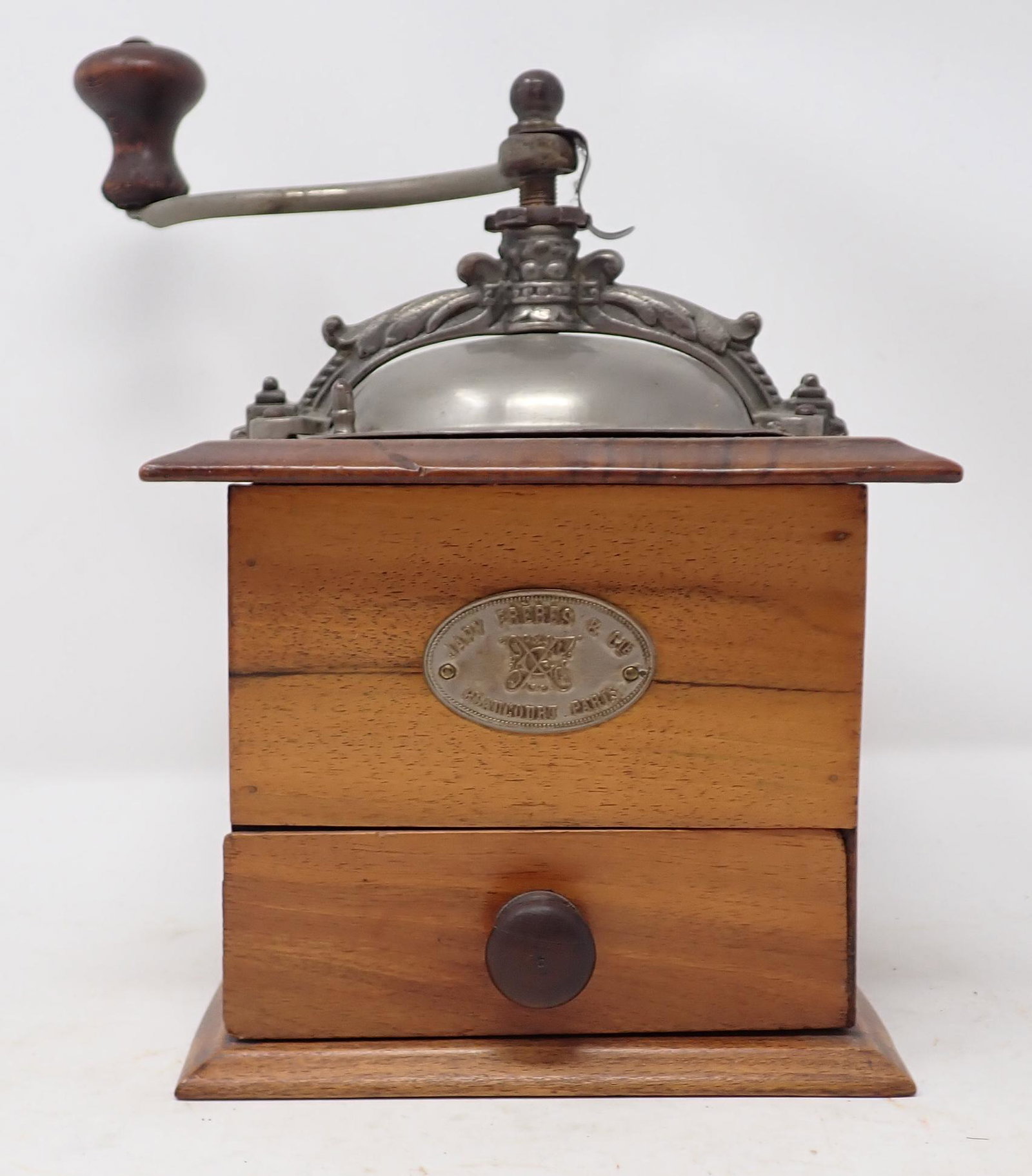 Japy Freres Laptop Coffee Grinder: Approx 6" x 6" x 9" tall