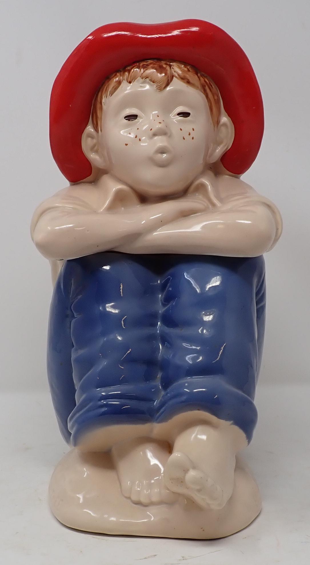 Blessing on Thee Barefoot Boy Cookie Jar (1 of 5)