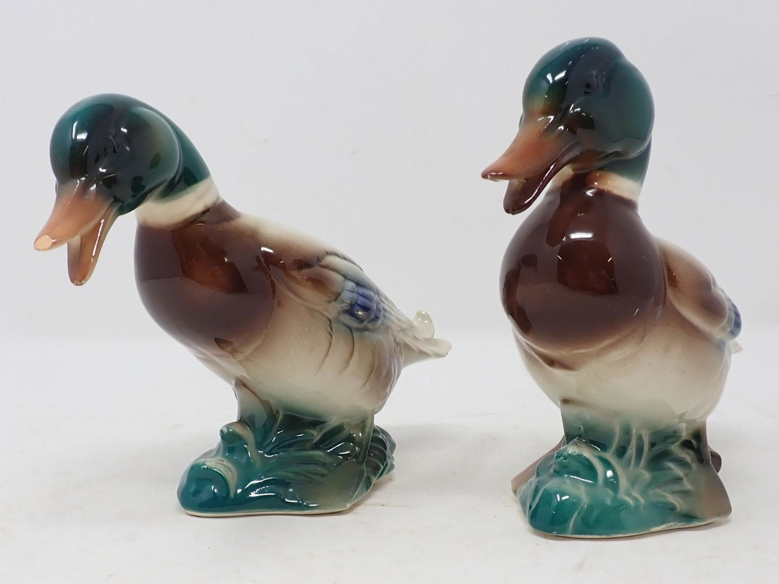 Ceramic Mallard Duck Figures (1 of 4)