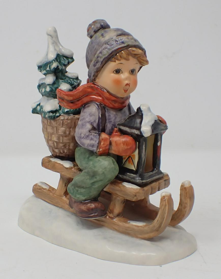 Hummel Boy on Sled Figure (1 of 3)