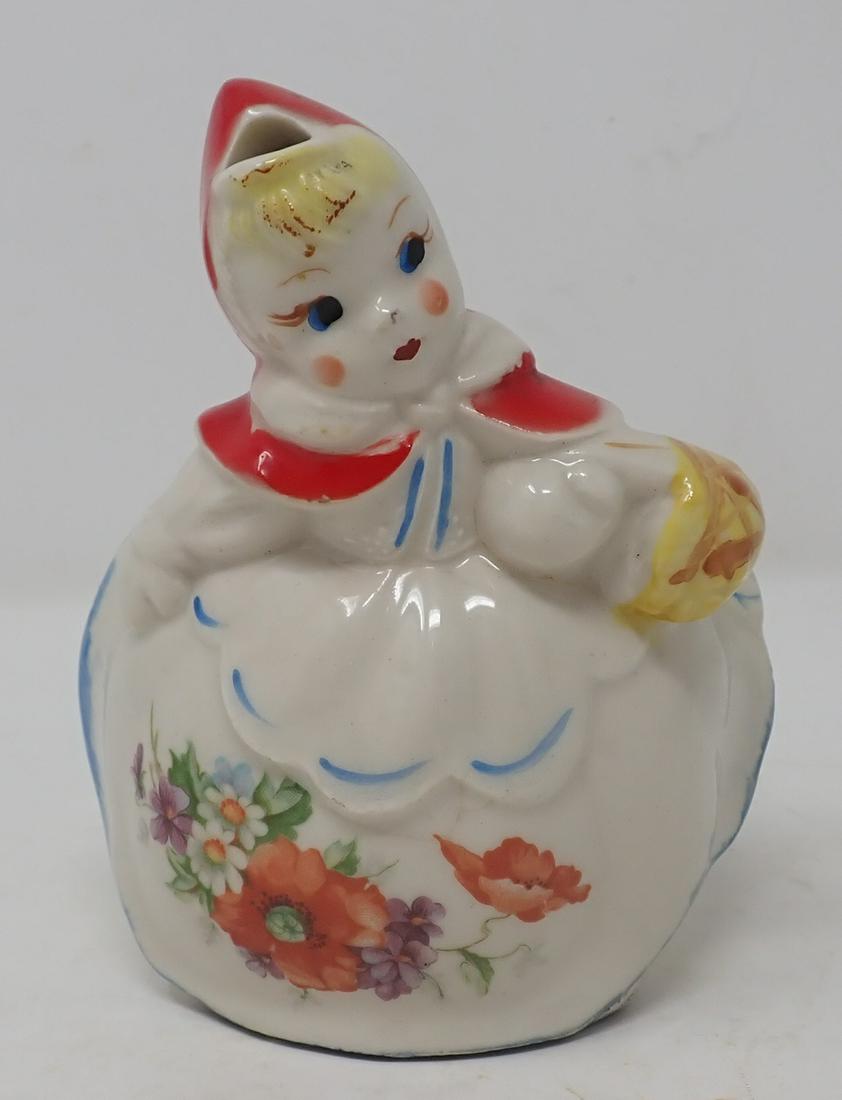 Hull Little Red Riding Hood Creamer: Approx 4 1/4" x 5" tall