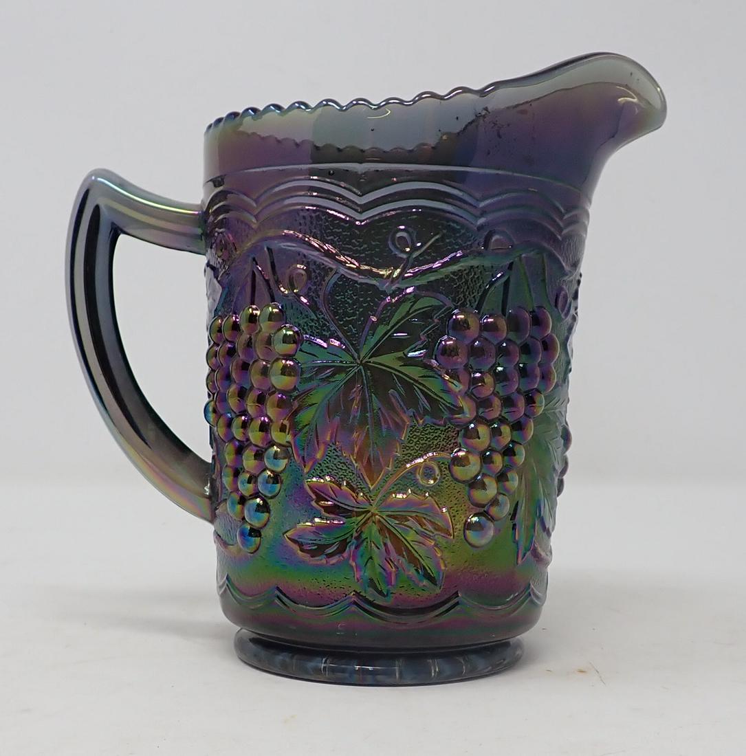 Imperial Carnival Glass Pitcher Grape Pattern (1 of 3)