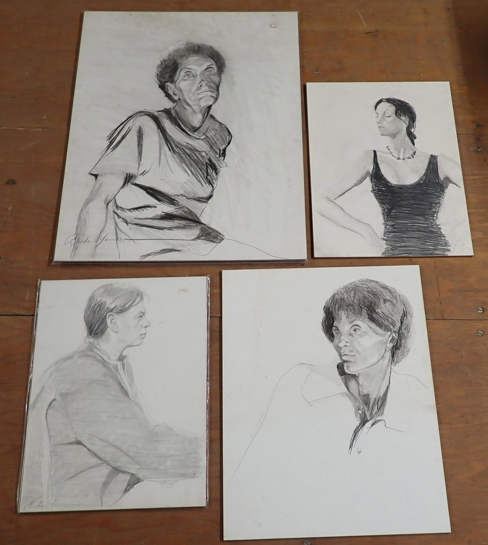 Rhoda Yanow Signed Pencil Art Portraits (1 of 7)