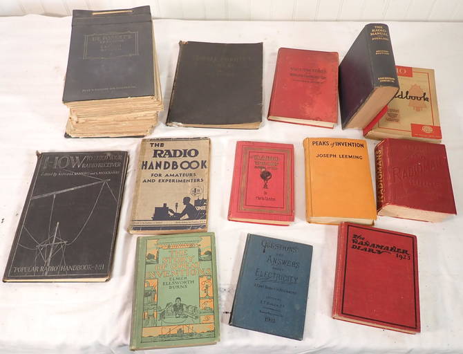 Radio & Vacuum Tube Books Aug 21, 2022 M.J. Stasak Jr. Auction and Appraisal Service in NJ