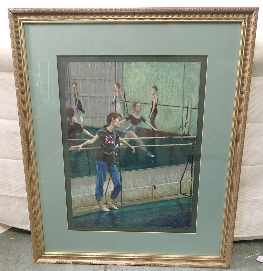 Rhoda Yanow PSA Ballet Class Pastel Art (1 of 4)
