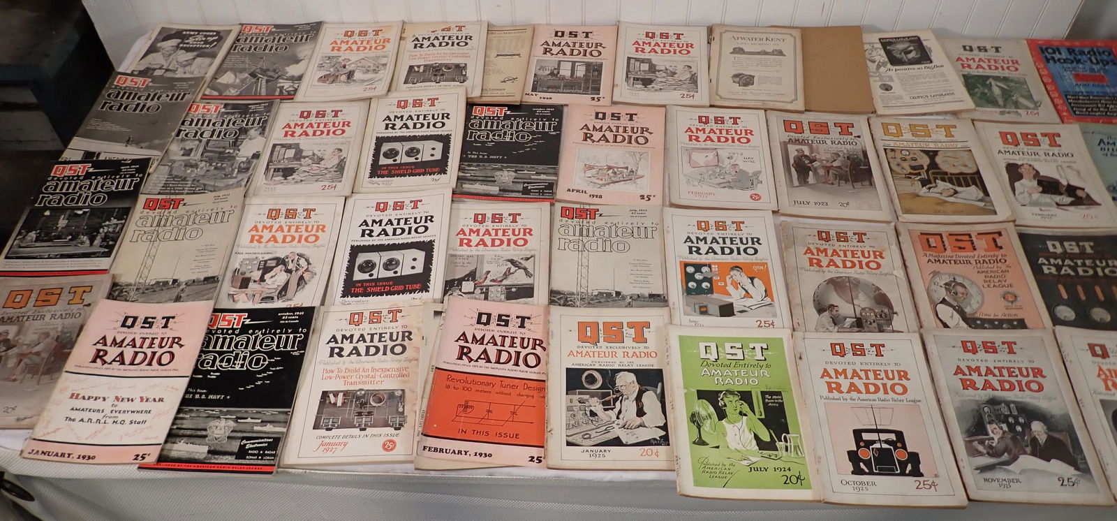 1920's 30's 40's QST Amateur Radio Magazines (1 of 9)