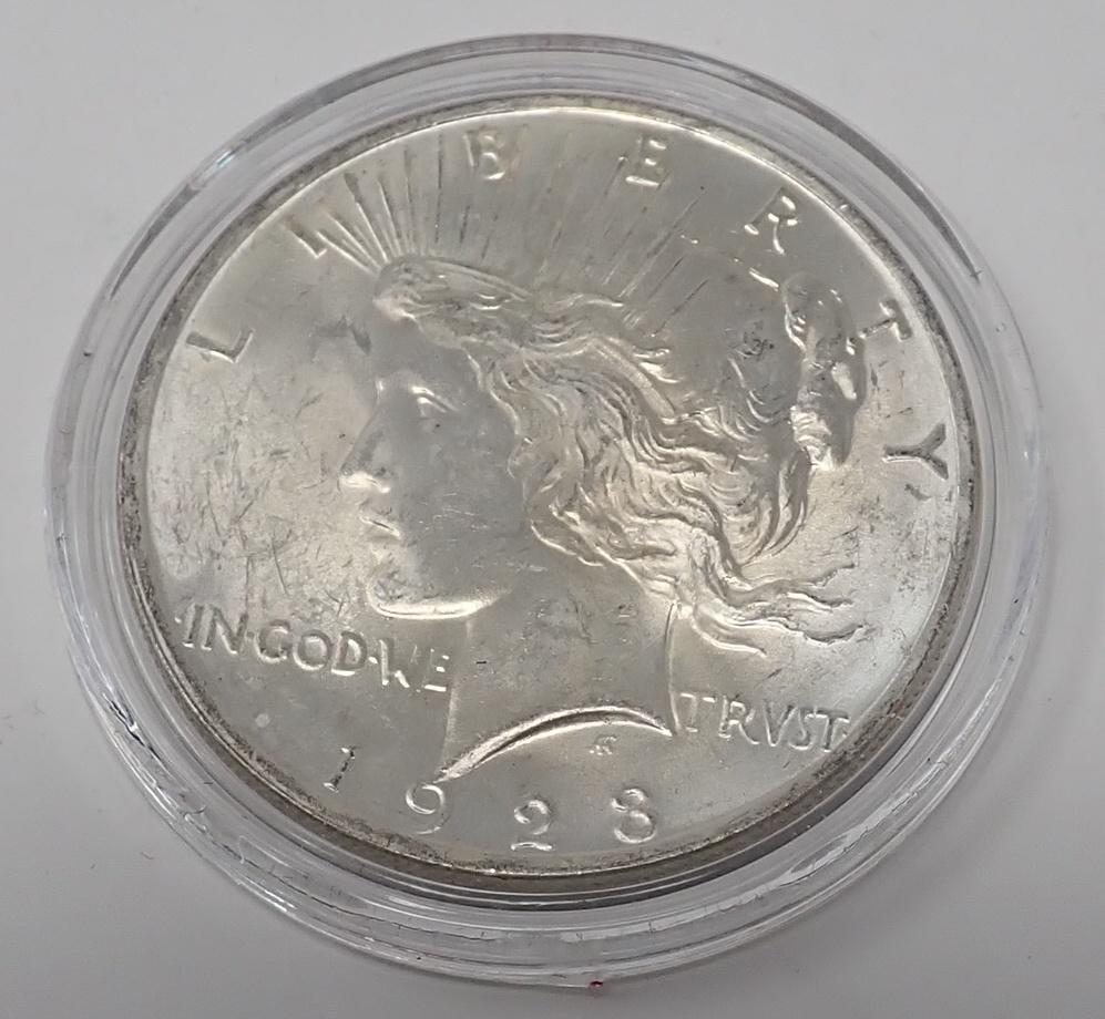 1923 Peace Silver Dollar: Silver Dollar