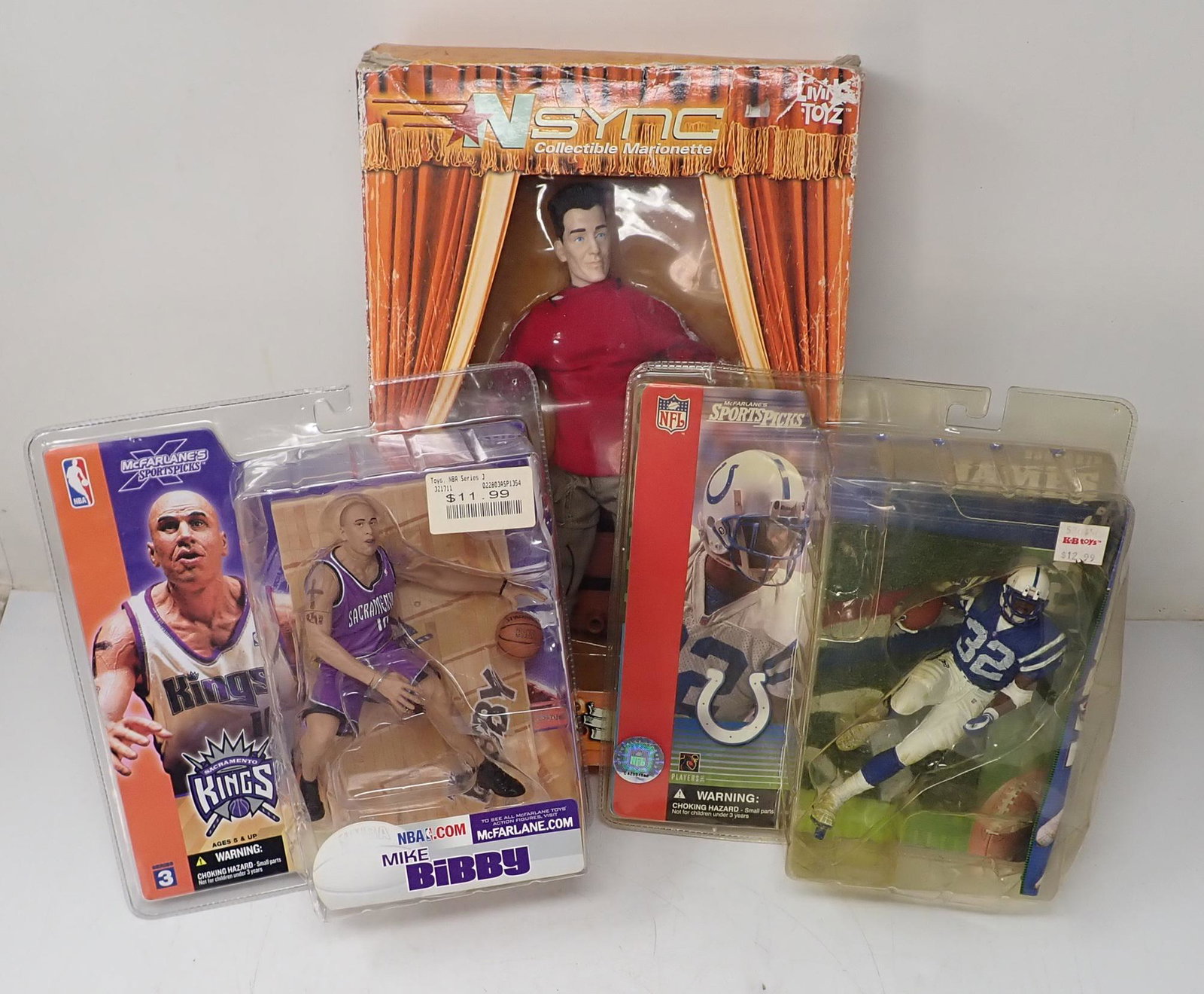 Mike Bibby Edgerrin James Figures (1 of 2)