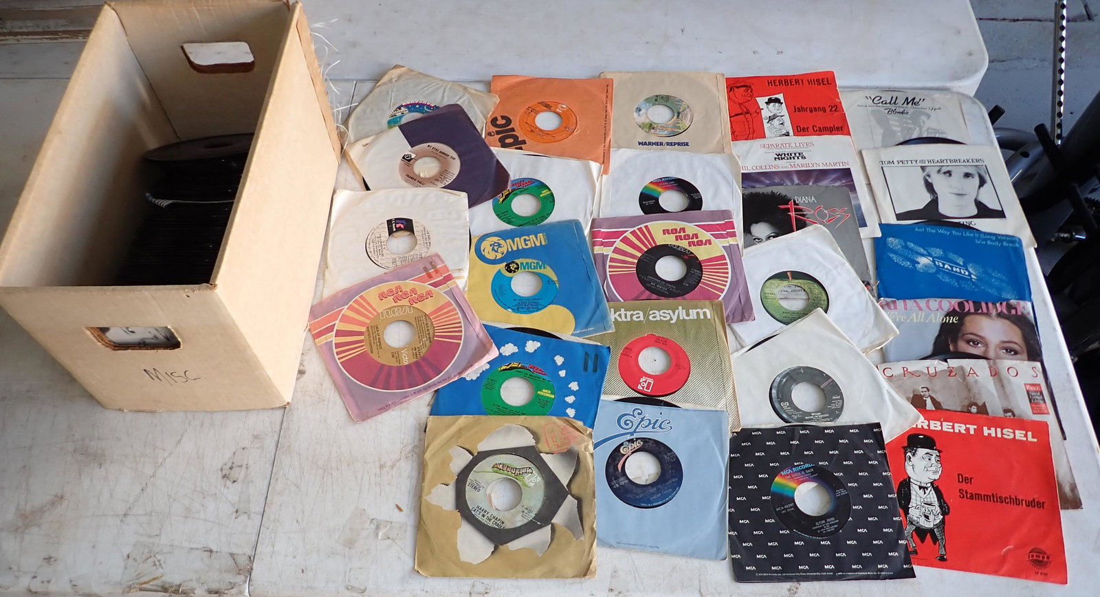 Large Lot of 45 Records (1 of 8)