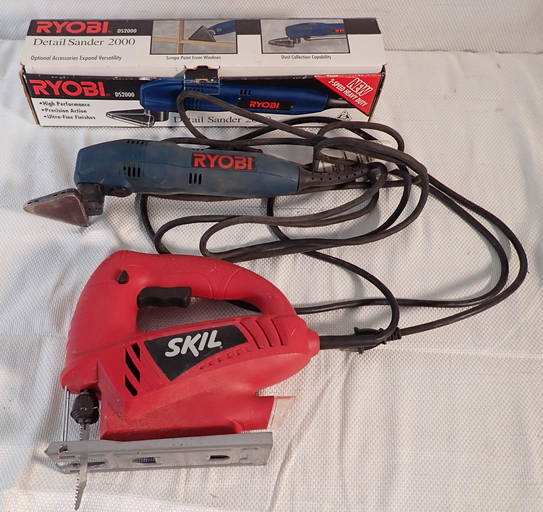Ryobi DS2000 Sander & Skil Jig Saw (0116) on Sep 11, 2022 M.J
