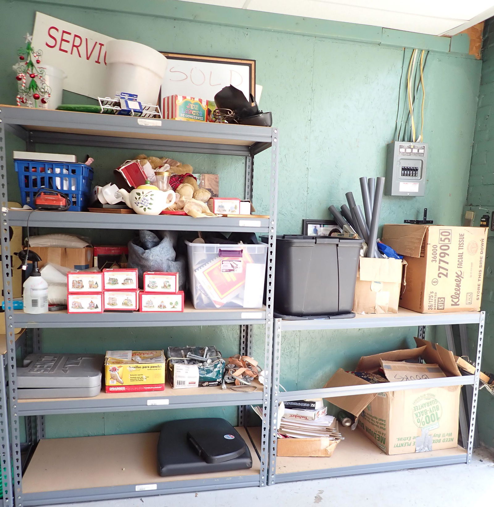 2 Shelving Units and Contents (1 of 7)