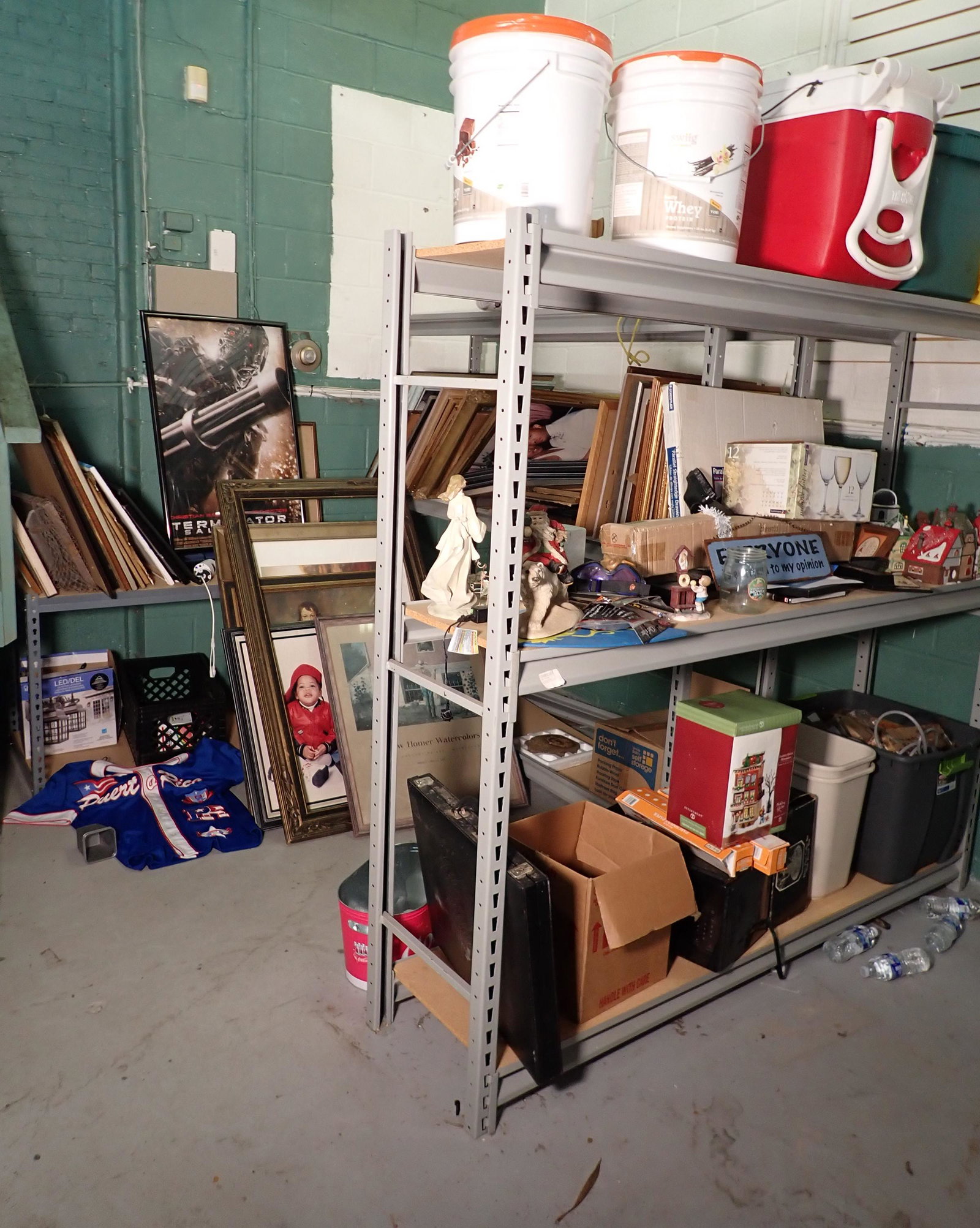 3 Shelving Units Prints Picture Frames Contents (1 of 12)