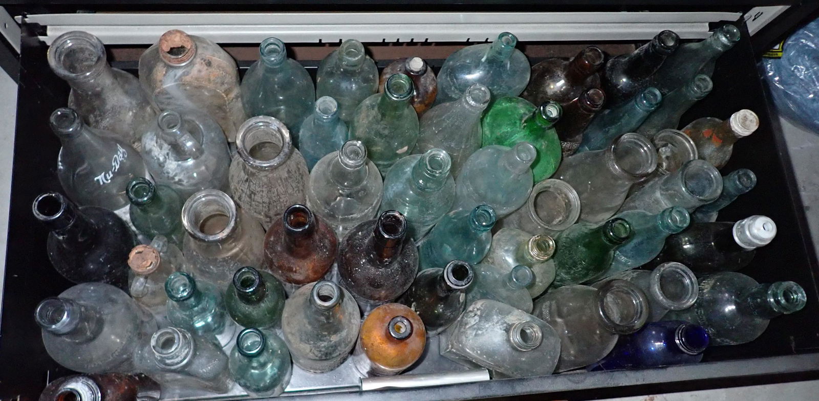 Drawer Full of Antique & Vintage Bottles (1 of 5)