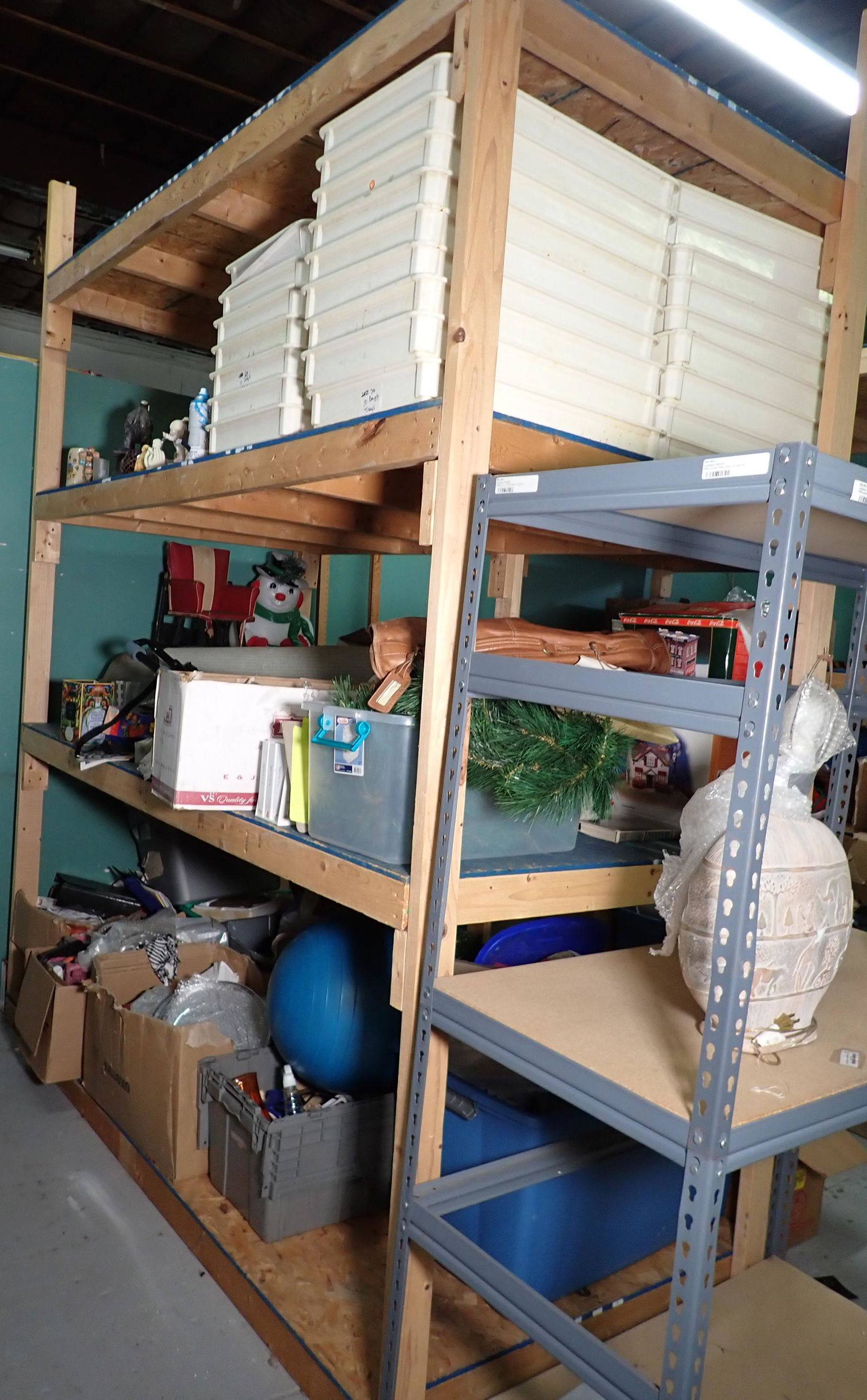 Wooden Shelving Unit w/ Contents & Dough Trays (1 of 18)