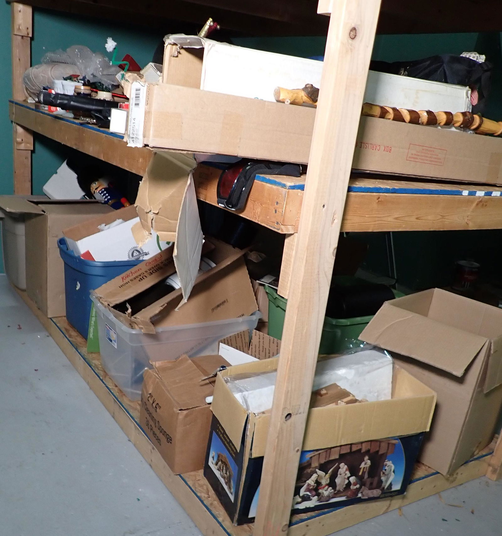 Contents of 2 Shelves: Take what you want and leave the rest ! What you donâ€™t take, must be put in designated garbage area. Pick up and remove before 2pm. NO shipping !