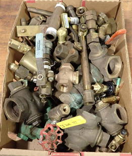 Brass Valves Fittings Misc Scrap: Getting all pictured