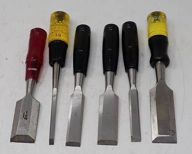 Fuller Powr Kraft Buck Chisels: Largest is 1 1/4"