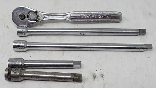 1/4" Drive Craftsman Rachet & Extensions: Getting all pictured