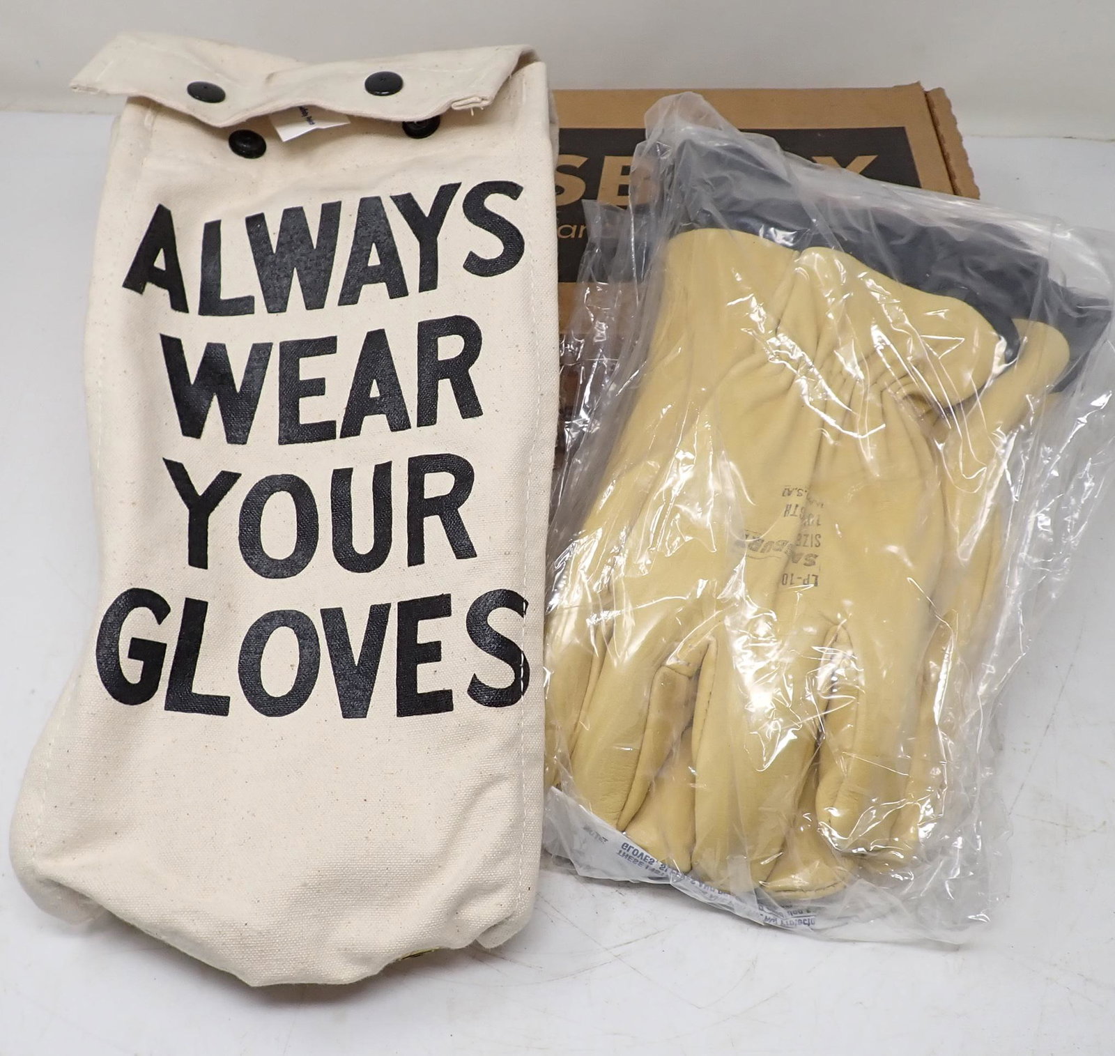 Lineman's Leather Gloves & Bag: Getting all pictured