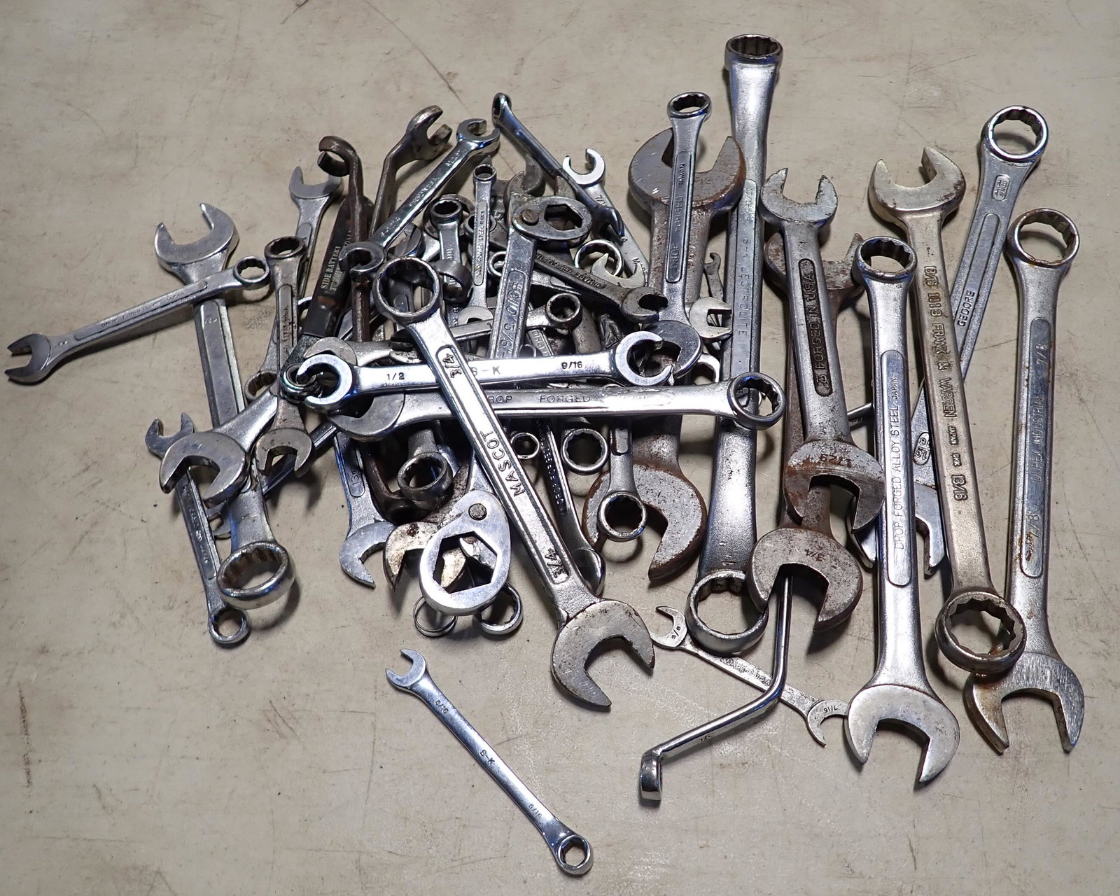 Mixed Lot of Wrenches: Getting all pictured