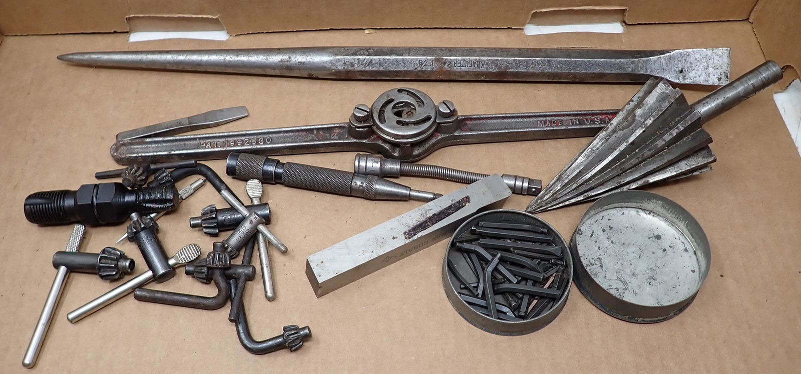 Reamer Tap Handle Chuck Keys Pry Bar: Getting all pictured